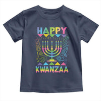 Happy Kwanzaa Toddler T Shirt Christmas African American Heritage Holiday Kinara Mazao - Wonder Print Shop