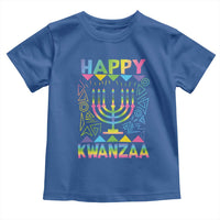 Happy Kwanzaa Toddler T Shirt Christmas African American Heritage Holiday Kinara Mazao - Wonder Print Shop