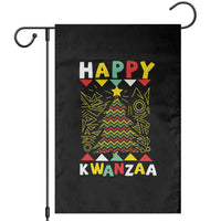 Happy Kwanzaa Christmas Garden Flag African American Holiday Christmas Tree - Wonder Print Shop