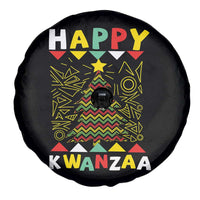 Happy Kwanzaa Christmas Spare Tire Cover African American Holiday Christmas Tree - Wonder Print Shop