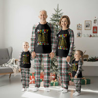 Happy Kwanzaa Christmas Plaid Pajama Set African American Holiday Christmas Tree - Wonder Print Shop
