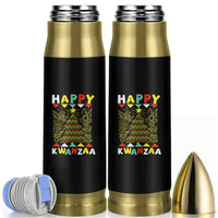 Happy Kwanzaa Christmas Bullet Tumbler African American Holiday Christmas Tree - Wonder Print Shop