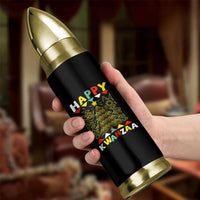 Happy Kwanzaa Christmas Bullet Tumbler African American Holiday Christmas Tree - Wonder Print Shop
