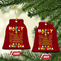 Happy Kwanzaa Christmas Ceramic Ornament African American Holiday Christmas Tree - Wonder Print Shop