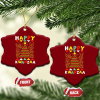 Happy Kwanzaa Christmas Ceramic Ornament African American Holiday Christmas Tree - Wonder Print Shop