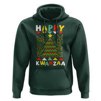 Happy Kwanzaa Christmas Hoodie African American Holiday Christmas Tree - Wonder Print Shop