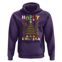 Happy Kwanzaa Christmas Hoodie African American Holiday Christmas Tree - Wonder Print Shop