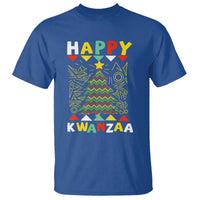 Happy Kwanzaa Christmas T Shirt African American Holiday Christmas Tree - Wonder Print Shop