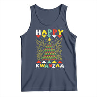 Happy Kwanzaa Christmas Tank Top African American Holiday Christmas Tree - Wonder Print Shop