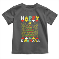 Happy Kwanzaa Christmas Toddler T Shirt African American Holiday Christmas Tree - Wonder Print Shop