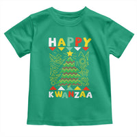 Happy Kwanzaa Christmas Toddler T Shirt African American Holiday Christmas Tree - Wonder Print Shop