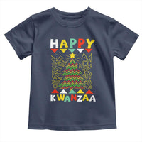 Happy Kwanzaa Christmas Toddler T Shirt African American Holiday Christmas Tree - Wonder Print Shop