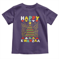 Happy Kwanzaa Christmas Toddler T Shirt African American Holiday Christmas Tree - Wonder Print Shop