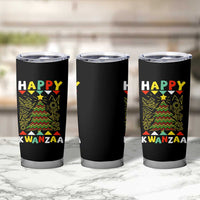 Happy Kwanzaa Christmas Tumbler Cup African American Holiday Christmas Tree - Wonder Print Shop