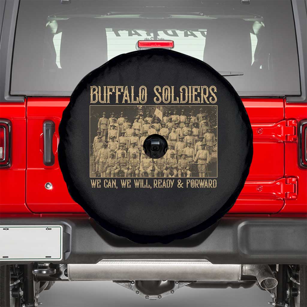 Buffalo Soldiers Spare Tire Cover 9th and 10th Cavalry African American Heros Black Soldiers - Wonder Print Shop
