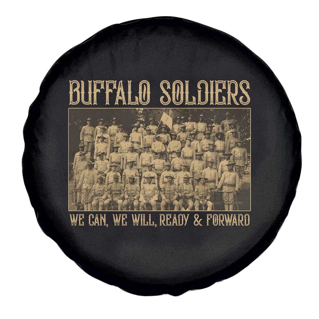 Buffalo Soldiers Spare Tire Cover 9th and 10th Cavalry African American Heros Black Soldiers - Wonder Print Shop