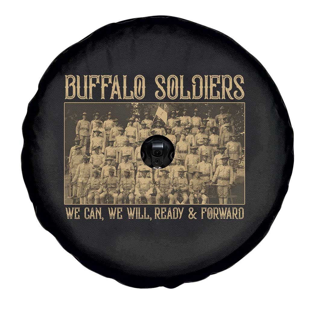 Buffalo Soldiers Spare Tire Cover 9th and 10th Cavalry African American Heros Black Soldiers - Wonder Print Shop