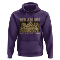 Buffalo Soldiers Hoodie 9th and 10th Cavalry African American Heros Black Soldiers - Wonder Print Shop