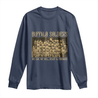 Buffalo Soldiers Long Sleeve Shirt 9th and 10th Cavalry African American Heros Black Soldiers - Wonder Print Shop