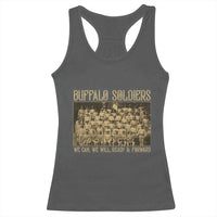Buffalo Soldiers Racerback Tank Top 9th and 10th Cavalry African American Heros Black Soldiers - Wonder Print Shop