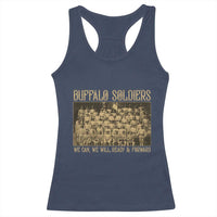 Buffalo Soldiers Racerback Tank Top 9th and 10th Cavalry African American Heros Black Soldiers - Wonder Print Shop