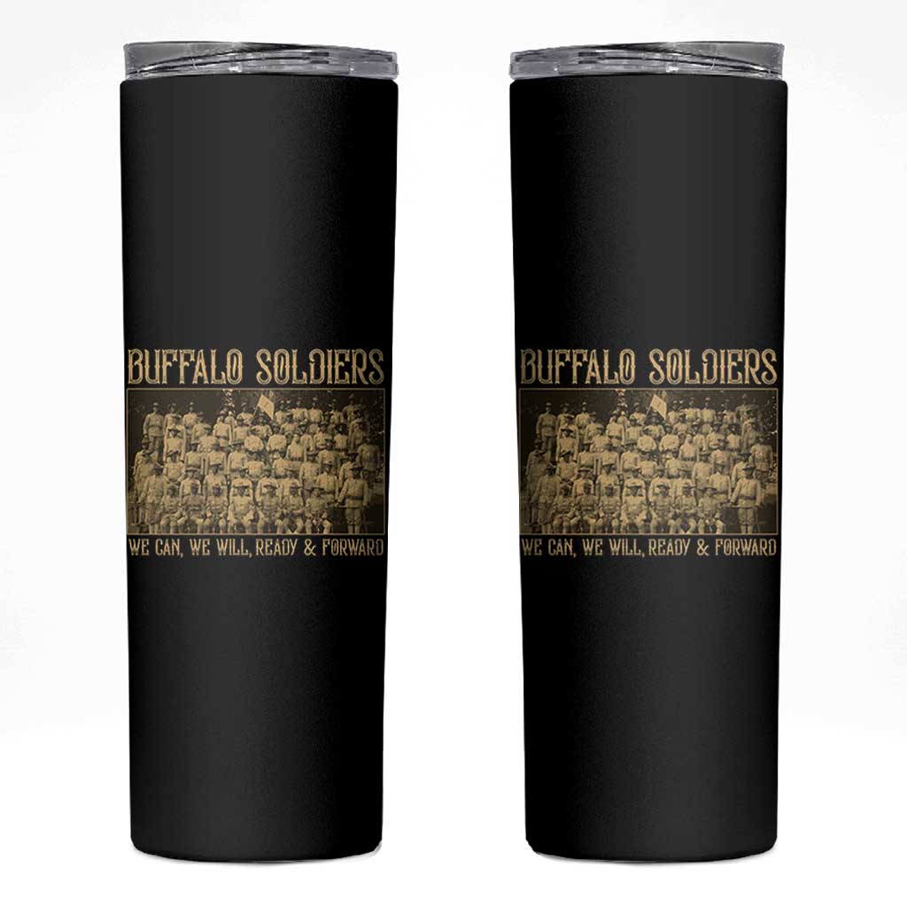 Buffalo Soldiers Skinny Tumbler 9th and 10th Cavalry African American Heros Black Soldiers - Wonder Print Shop