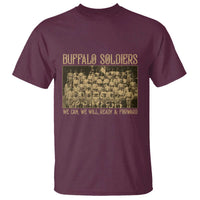 Buffalo Soldiers T Shirt 9th and 10th Cavalry African American Heros Black Soldiers - Wonder Print Shop