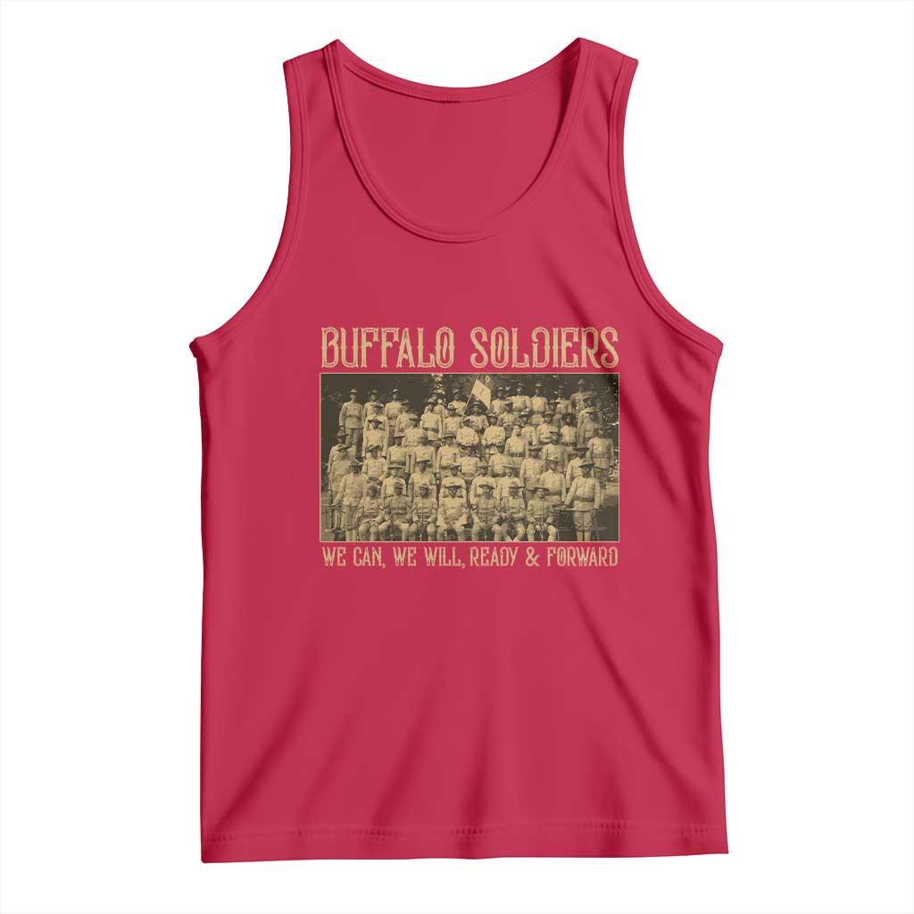 Buffalo Soldiers Tank Top 9th and 10th Cavalry African American Heros Black Soldiers - Wonder Print Shop
