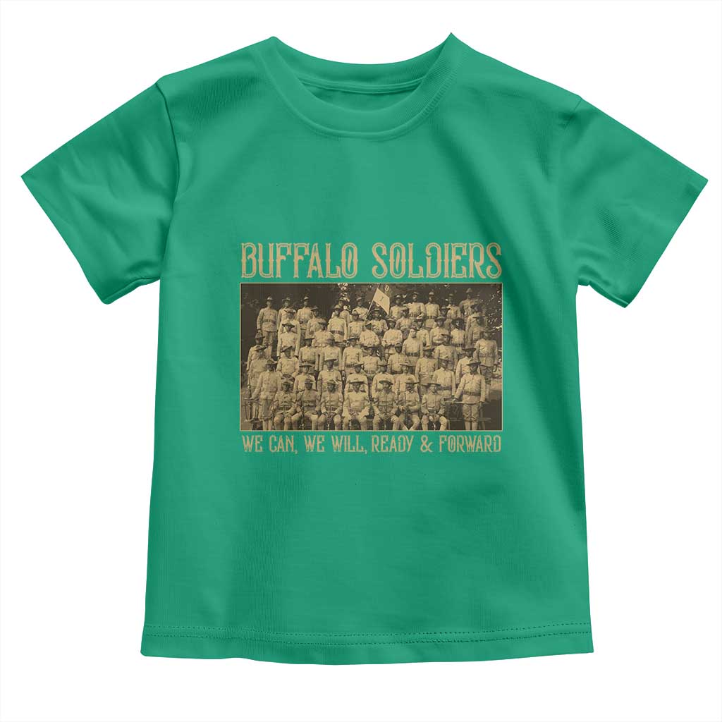 Buffalo Soldiers Toddler T Shirt 9th and 10th Cavalry African American Heros Black Soldiers - Wonder Print Shop