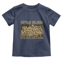 Buffalo Soldiers Toddler T Shirt 9th and 10th Cavalry African American Heros Black Soldiers - Wonder Print Shop