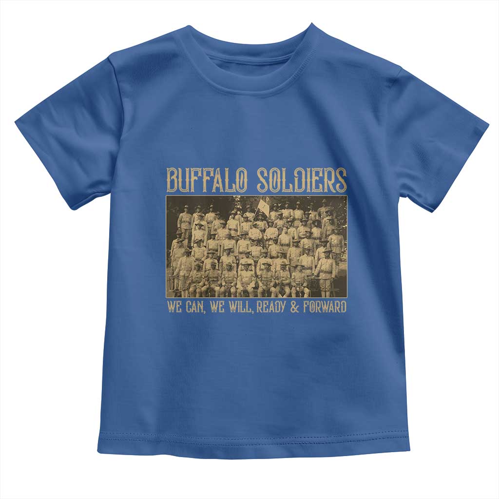 Buffalo Soldiers Toddler T Shirt 9th and 10th Cavalry African American Heros Black Soldiers - Wonder Print Shop