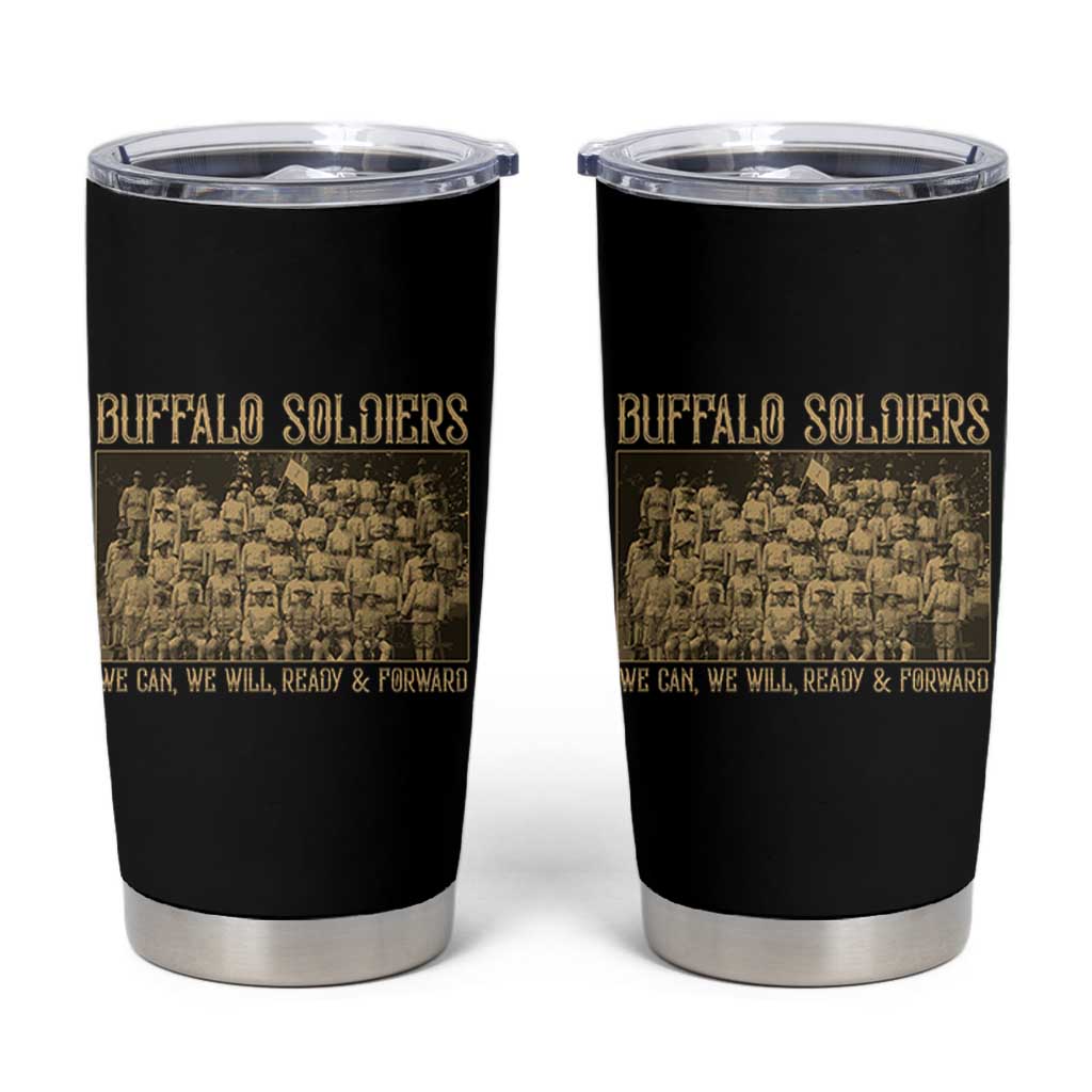 Buffalo Soldiers Tumbler Cup 9th and 10th Cavalry African American Heros Black Soldiers - Wonder Print Shop