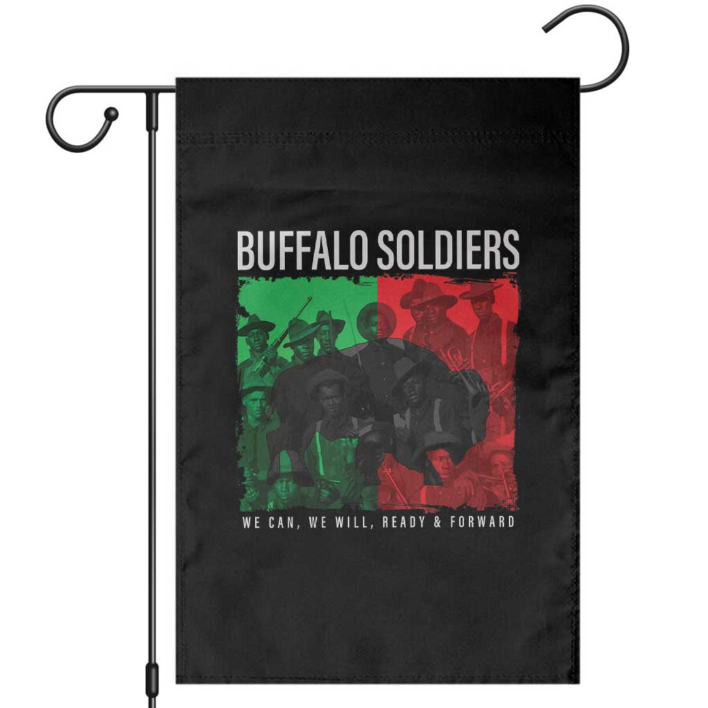 Buffalo Soldiers Garden Flag 9th and 10th Cavalry Afro African American Heros - Wonder Print Shop