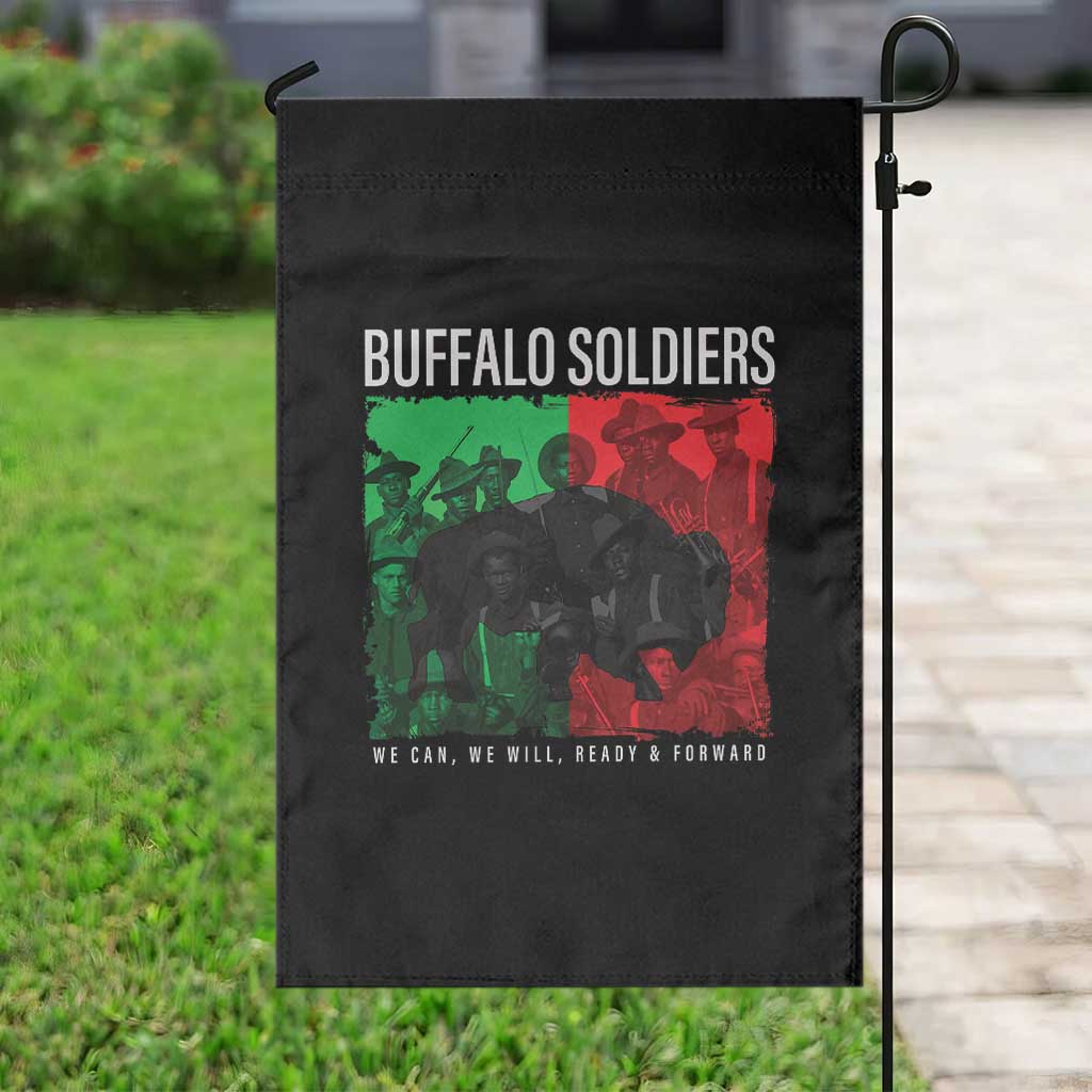 Buffalo Soldiers Garden Flag 9th and 10th Cavalry Afro African American Heros - Wonder Print Shop