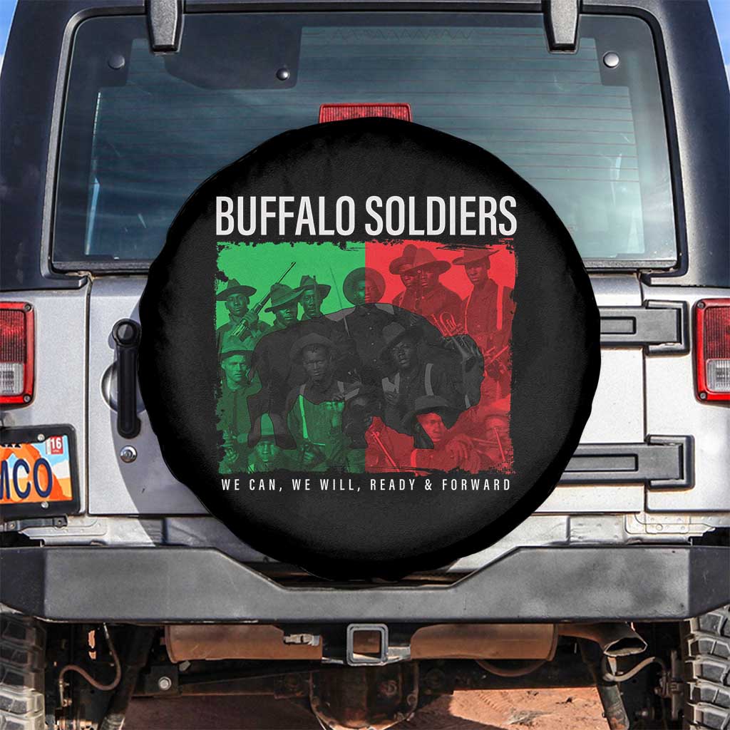 Buffalo Soldiers Spare Tire Cover 9th and 10th Cavalry Afro African American Heros - Wonder Print Shop