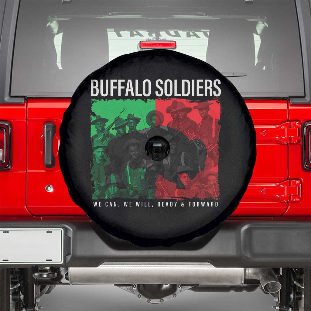 Buffalo Soldiers Spare Tire Cover 9th and 10th Cavalry Afro African American Heros - Wonder Print Shop