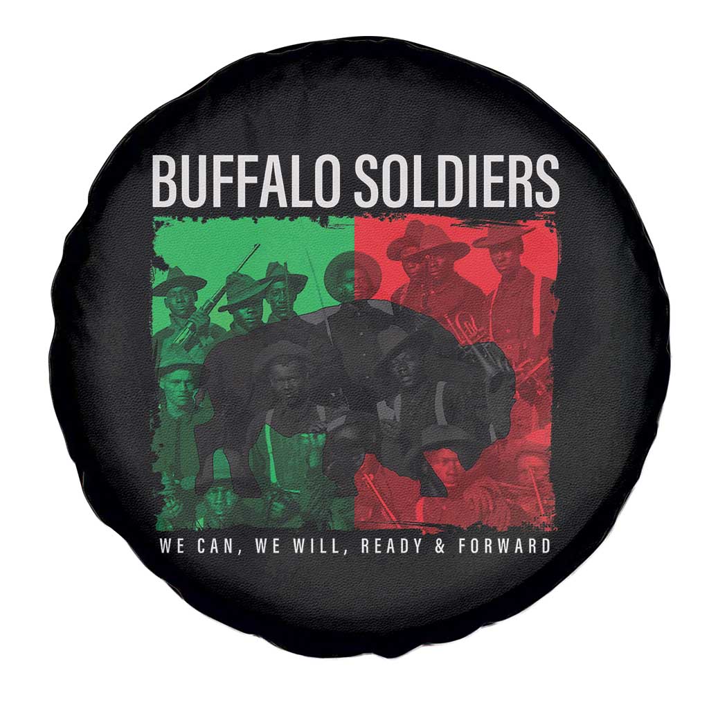 Buffalo Soldiers Spare Tire Cover 9th and 10th Cavalry Afro African American Heros - Wonder Print Shop
