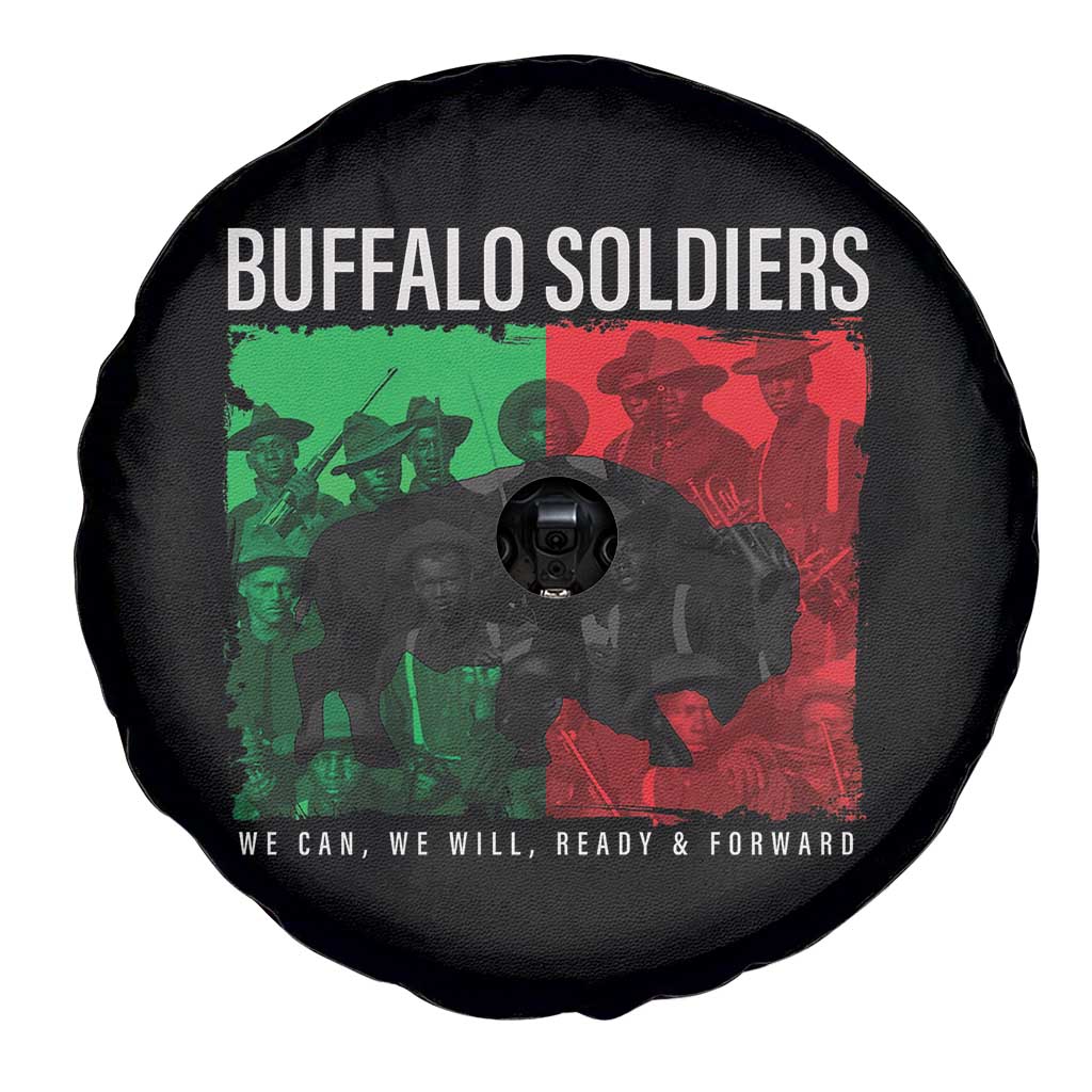 Buffalo Soldiers Spare Tire Cover 9th and 10th Cavalry Afro African American Heros - Wonder Print Shop