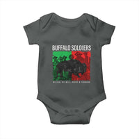 Buffalo Soldiers Baby Onesie 9th and 10th Cavalry Afro African American Heros - Wonder Print Shop