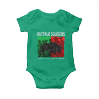 Buffalo Soldiers Baby Onesie 9th and 10th Cavalry Afro African American Heros - Wonder Print Shop