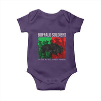 Buffalo Soldiers Baby Onesie 9th and 10th Cavalry Afro African American Heros - Wonder Print Shop