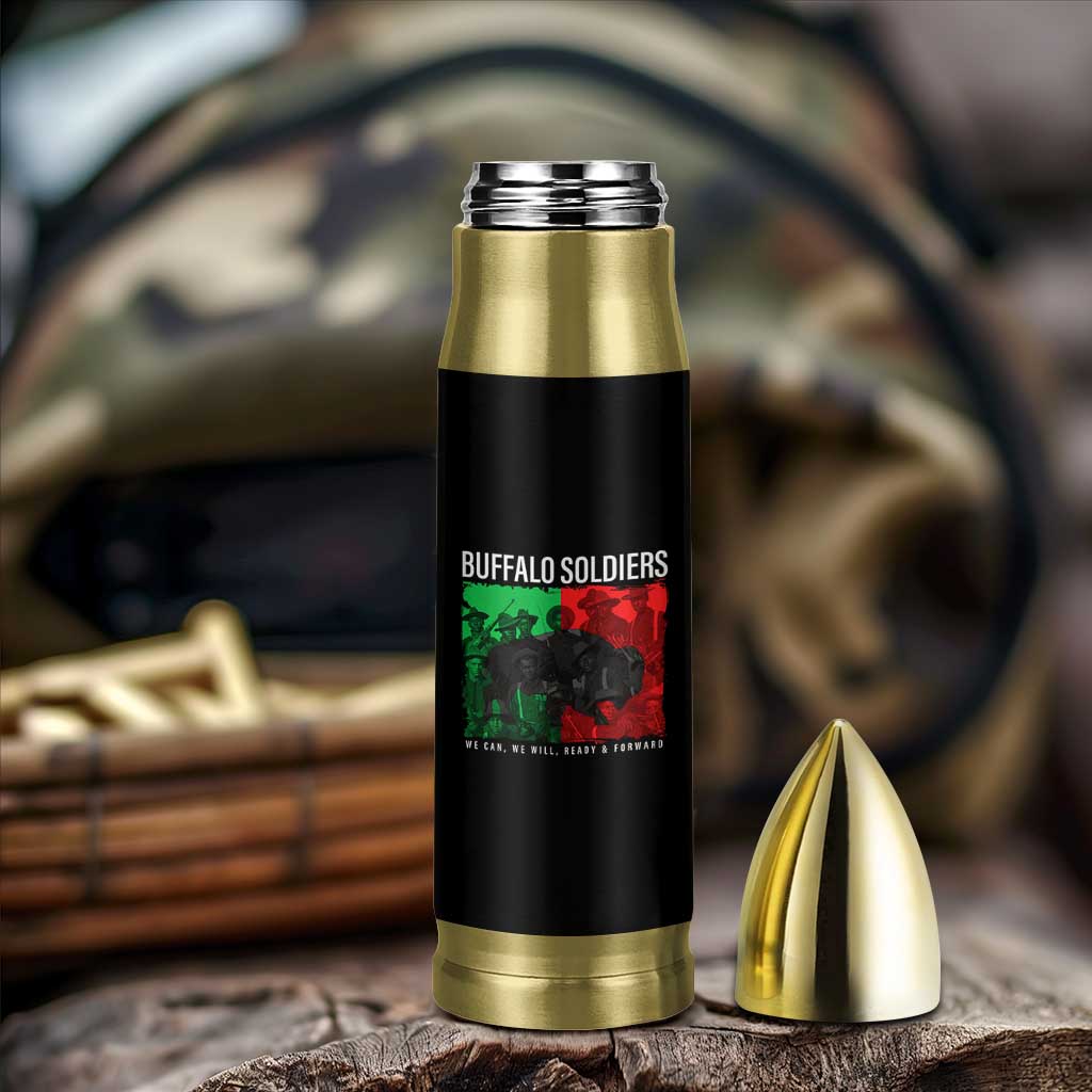 Buffalo Soldiers Bullet Tumbler 9th and 10th Cavalry Afro African American Heros - Wonder Print Shop