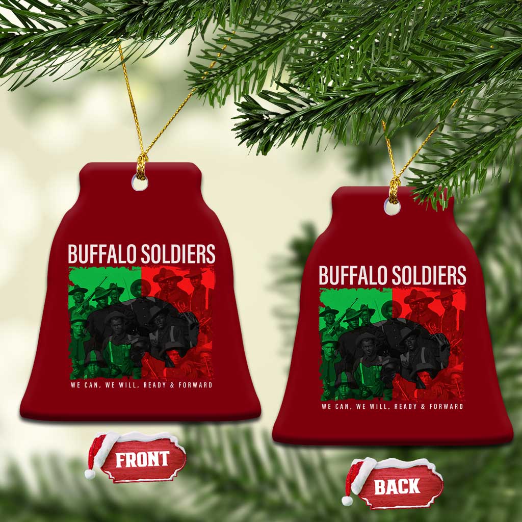 Buffalo Soldiers Ceramic Ornament 9th and 10th Cavalry Afro African American Heros - Wonder Print Shop