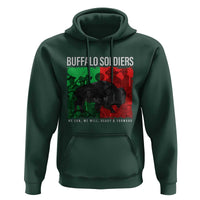 Buffalo Soldiers Hoodie 9th and 10th Cavalry Afro African American Heros - Wonder Print Shop