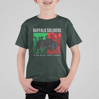 Buffalo Soldiers T Shirt For Kid 9th and 10th Cavalry Afro African American Heros - Wonder Print Shop