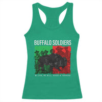 Buffalo Soldiers Racerback Tank Top 9th and 10th Cavalry Afro African American Heros - Wonder Print Shop