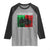 Buffalo Soldiers Raglan Shirt 9th and 10th Cavalry Afro African American Heros - Wonder Print Shop