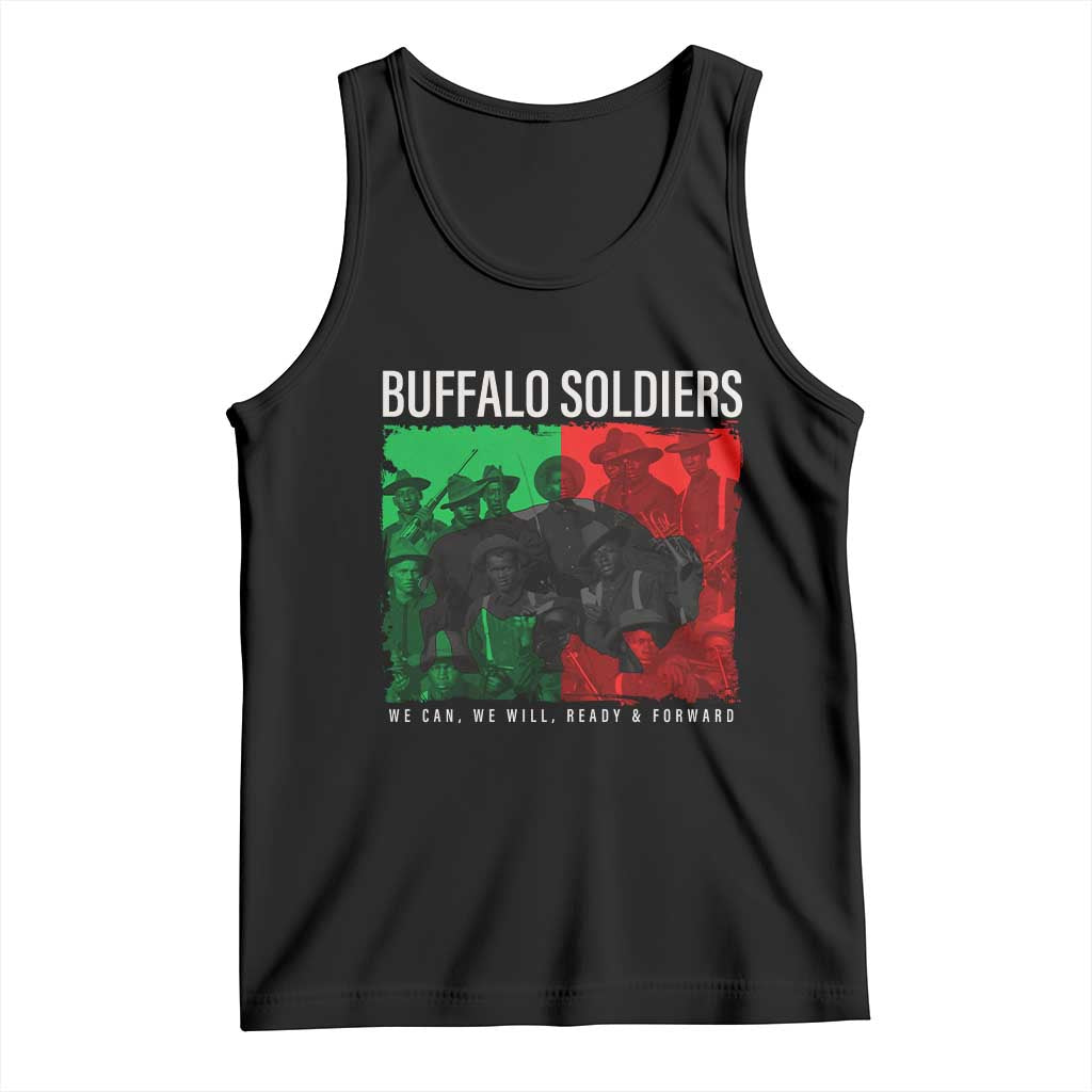Buffalo Soldiers Tank Top 9th and 10th Cavalry Afro African American Heros - Wonder Print Shop