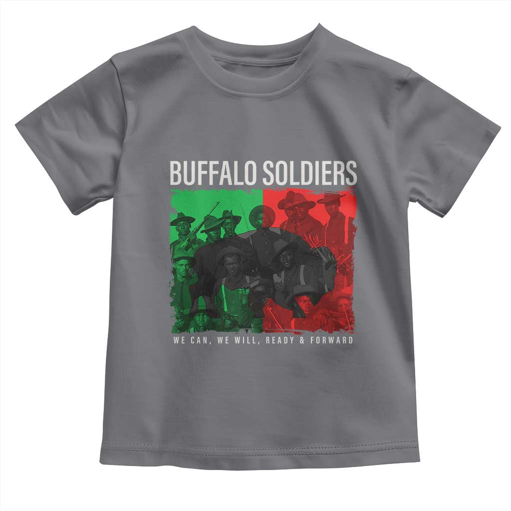 Buffalo Soldiers Toddler T Shirt 9th and 10th Cavalry Afro African American Heros - Wonder Print Shop