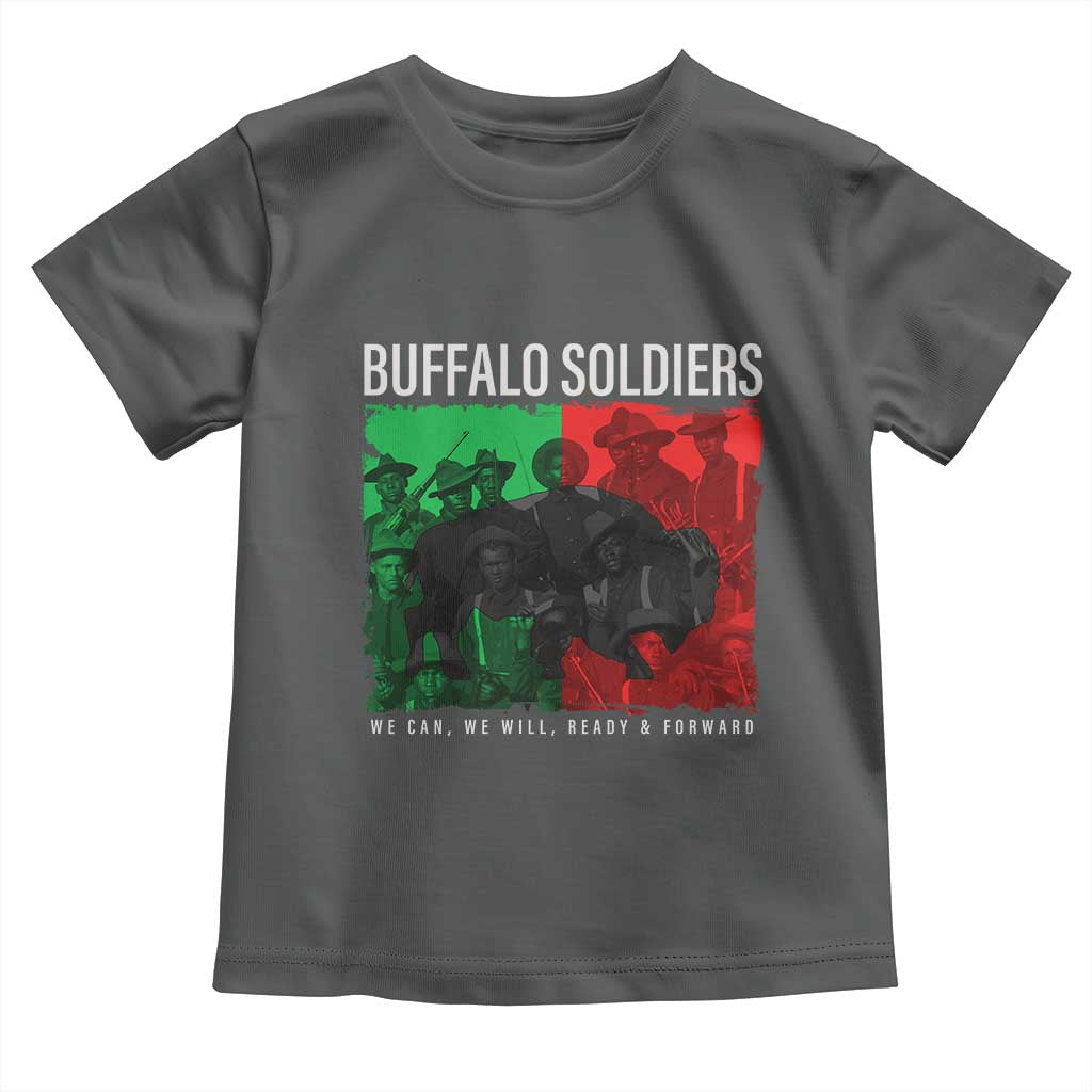 Buffalo Soldiers Toddler T Shirt 9th and 10th Cavalry Afro African American Heros - Wonder Print Shop
